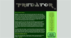 Desktop Screenshot of predatortheband.com